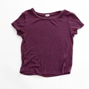 Garage maroon crop top | Size small